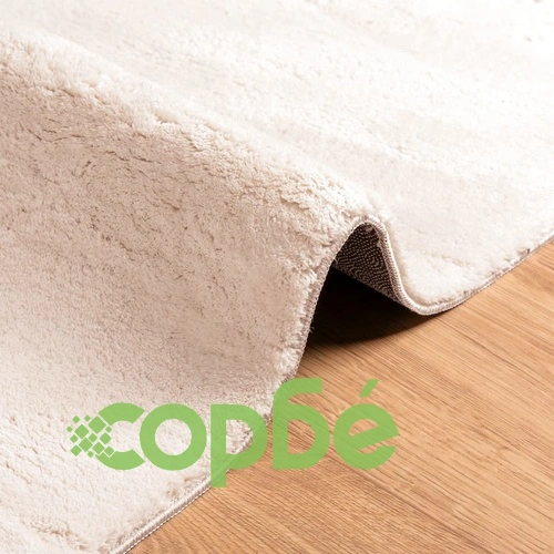 Килим HUARTE с къс косъм, мек и миещ се, бежов, 160x230 см ➤ топ цена ➤ sorbe.bg