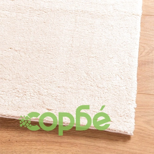 Килим HUARTE с къс косъм, мек и миещ се, бежов, 200x280 см ➤ топ цена ➤ sorbe.bg