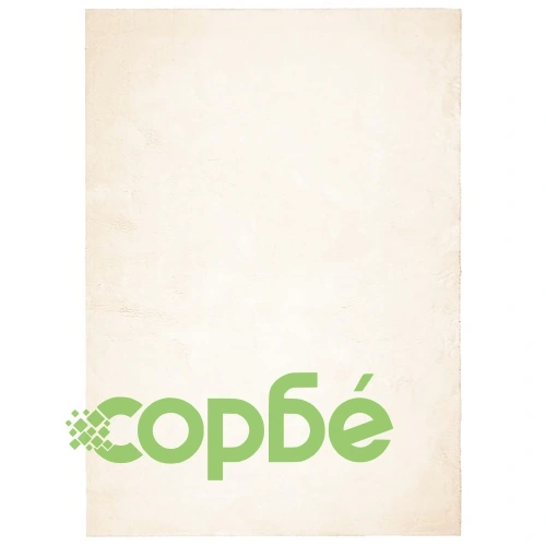 Килим с къс косъм, мек и миещ се, кремав, 160x230 см ➤ топ цена ➤ sorbe.bg