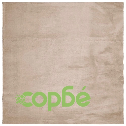 Килим HUARTE с къс косъм, мек и миещ се, пясъчен, 200x200 см ➤ топ цена ➤ sorbe.bg