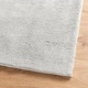 Килим HUARTE с къс косъм, мек и миещ се, сив, 240x340 см