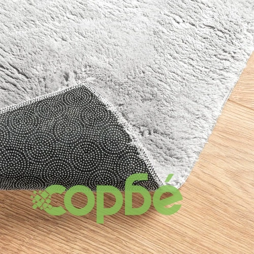 Килим HUARTE с къс косъм, мек и миещ се, сив, 240x340 см ➤ топ цена ➤ sorbe.bg