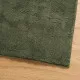 Килим HUARTE с къс косъм, мек и миещ се, горско зелен 200x200см