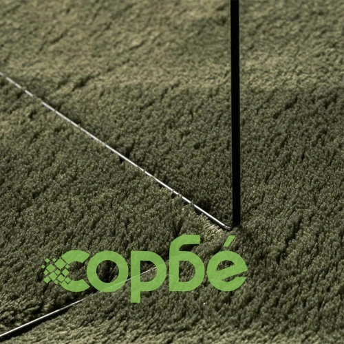 Килим HUARTE с къс косъм, мек и миещ се, горско зелен 240x340см ➤ топ цена ➤ sorbe.bg