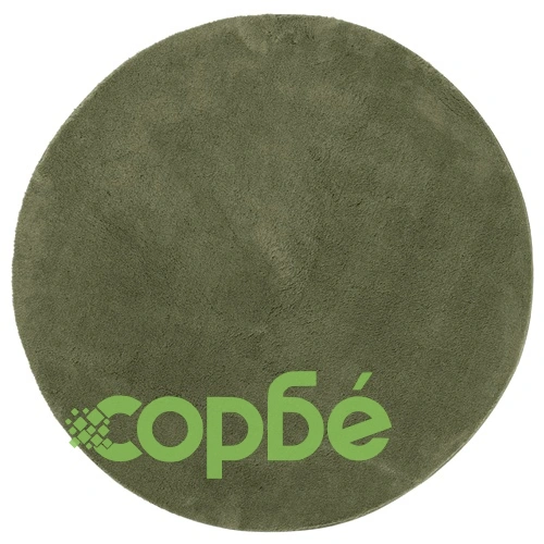 Килим HUARTE с къс косъм, мек и миещ се, горско зелен,  200 см ➤ топ цена ➤ sorbe.bg