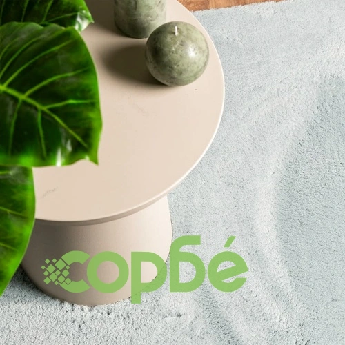 Килим HUARTE с къс косъм, мек и миещ се, син, 160x230 см ➤ топ цена ➤ sorbe.bg