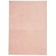 Килим HUARTE с къс косъм, мек и миещ се, руж, 140x200 см