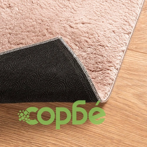 Килим HUARTE с къс косъм, мек и миещ се, руж, 140x200 см ➤ топ цена ➤ sorbe.bg