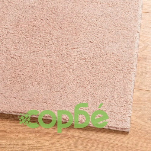 Килим HUARTE с къс косъм, мек и миещ се, руж, 160x230 см ➤ топ цена ➤ sorbe.bg