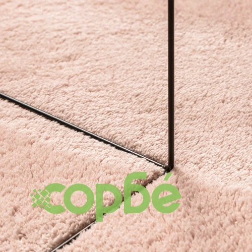 Килим HUARTE с къс косъм, мек и миещ се, руж, 160x230 см ➤ топ цена ➤ sorbe.bg