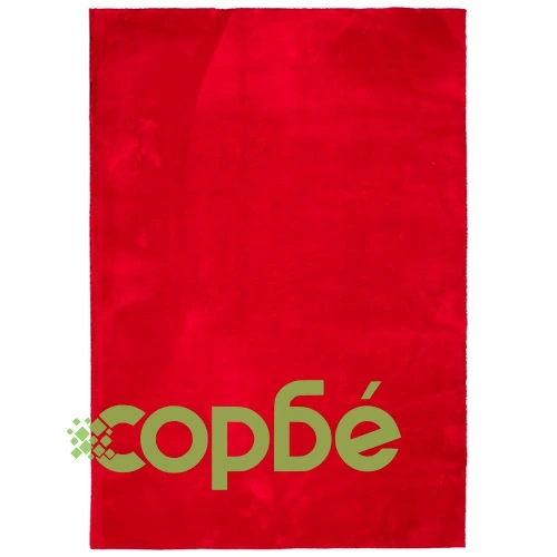 Килим HUARTE с къс косъм, мек и миещ се, червен, 140x200 см ➤ топ цена ➤ sorbe.bg