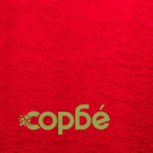 Килим HUARTE с къс косъм, мек и миещ се, червен, 140x200 см ➤ топ цена ➤ sorbe.bg