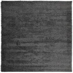 Шаги килим с дълъг косъм, модерен, антрацит, 200x200 см