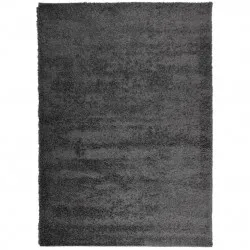 Шаги килим с дълъг косъм, модерен, антрацит, 240x340 см