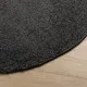 Шаги килим с дълъг косъм, модерен, антрацит, Ø 200 см