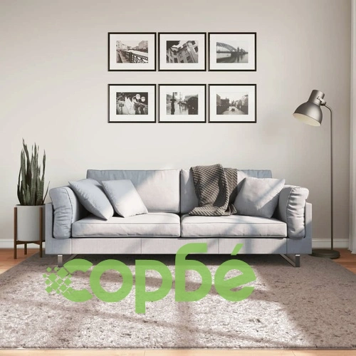 Шаги килим с дълъг косъм 