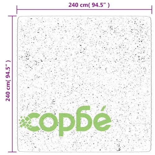 Шаги килим с дълъг косъм 