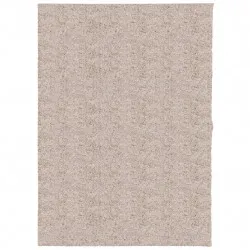 Шаги килим с дълъг косъм, модерен, бежов, 240x340 см