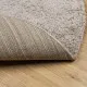 Шаги килим с дълъг косъм, модерен, бежов, Ø 240 cm