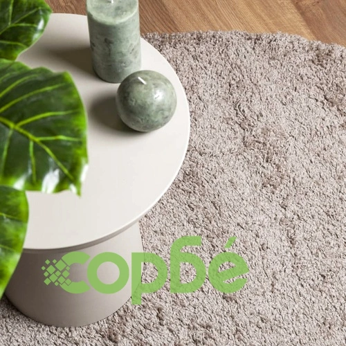 Шаги килим с дълъг косъм PAMPLONA модерен бежов  280 см ➤ топ цена ➤ sorbe.bg