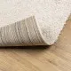 Шаги килим с дълъг косъм, модерен, кремав, 160x230 см