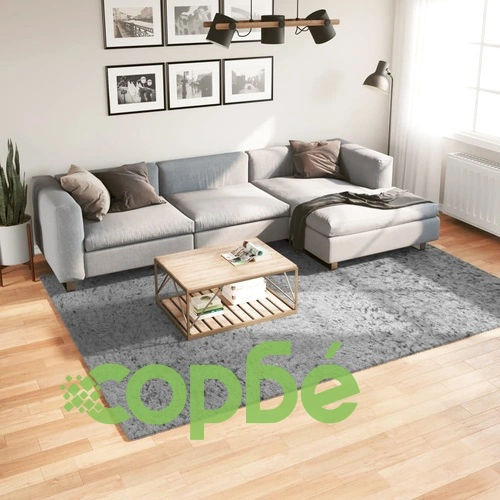 Шаги килим с дълъг косъм 