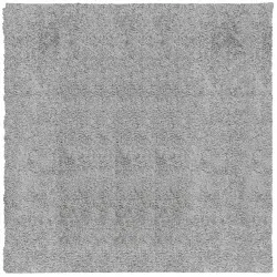 Шаги килим с дълъг косъм, модерен, сив, 240x240 см