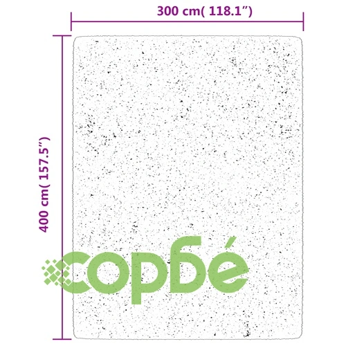 Шаги килим с дълъг косъм 