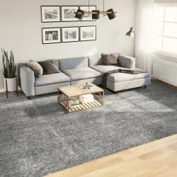 Шаги килим с дълъг косъм, модерен, зелен, 300x400 см