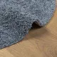 Шаги килим с дълъг косъм, модерен, синьо, Ø 240 cm