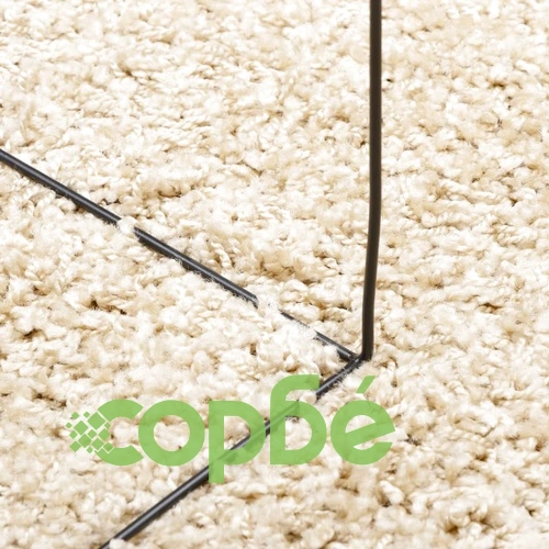 Шаги килим с дълъг косъм 