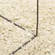 Шаги килим с дълъг косъм, модерен, златист, 240x240 см