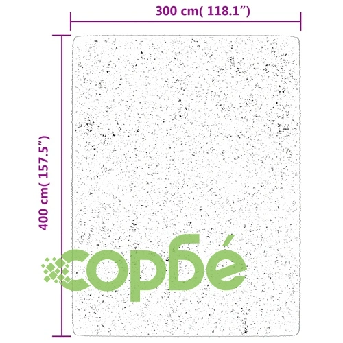 Шаги килим с дълъг косъм 