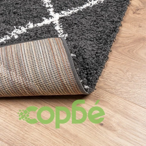 Шаги килим с дълъг косъм 