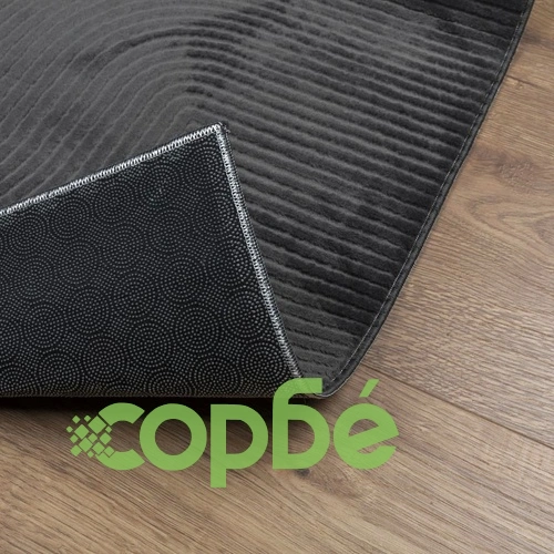 Килим IZA с къс косъм, скандинавски вид, антрацит, 160x230 см ➤ топ цена ➤ sorbe.bg