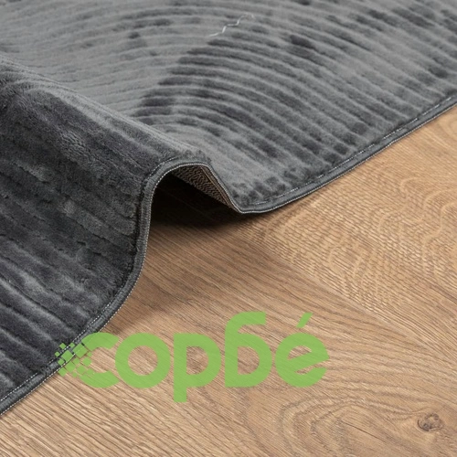 Килим IZA с къс косъм, скандинавски вид, антрацит, 160x230 см ➤ топ цена ➤ sorbe.bg