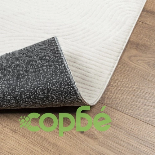 Килим IZA с къс косъм, скандинавски вид, кремав, 160x230 см ➤ топ цена ➤ sorbe.bg