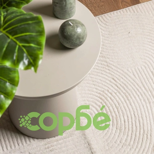 Килим IZA с къс косъм, скандинавски вид, кремав, 160x230 см ➤ топ цена ➤ sorbe.bg