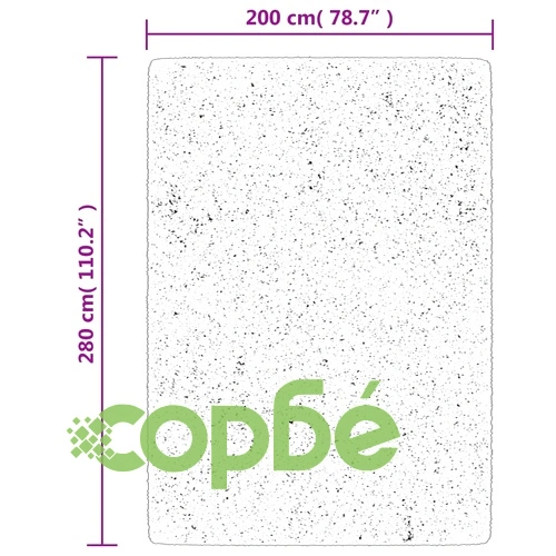 Килим IZA с къс косъм, скандинавски вид, кремав, 200x280 см ➤ топ цена ➤ sorbe.bg