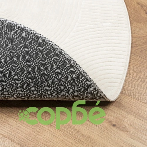 Килим IZA с къс косъм, скандинавски вид, кремав,  200 см ➤ топ цена ➤ sorbe.bg