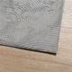 Килим IZA с къс косъм, скандинавски вид, сив, 140x200 см