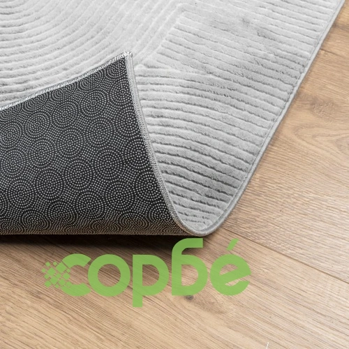 Килим IZA с къс косъм, скандинавски вид, сив, 140x200 см ➤ топ цена ➤ sorbe.bg