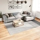 Килим IZA с къс косъм, скандинавски вид, сив, 200x280 см