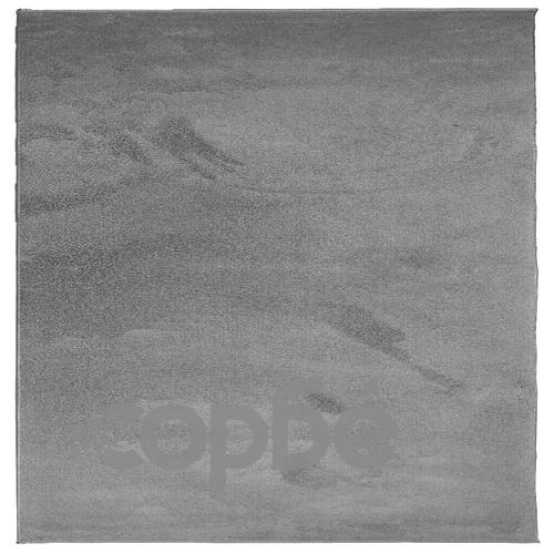 Килим OVIEDO с къс косъм, антрацит, 240x240 см ➤ топ цена ➤ sorbe.bg