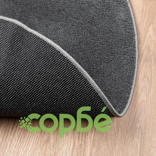 Килим OVIEDO с къс косъм, антрацит,  240 см ➤ топ цена ➤ sorbe.bg