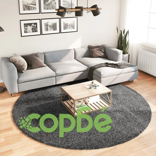 Килим OVIEDO с къс косъм, антрацит,  240 см ➤ топ цена ➤ sorbe.bg
