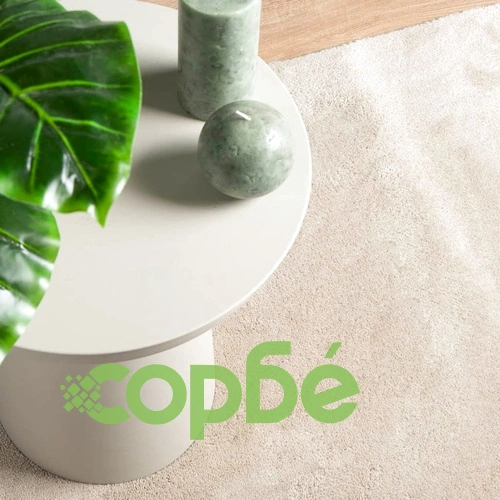 Килим OVIEDO с къс косъм, бежов, 240x240 см ➤ топ цена ➤ sorbe.bg