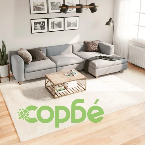 Килим OVIEDO с къс косъм, бежов, 240x340 см ➤ топ цена ➤ sorbe.bg