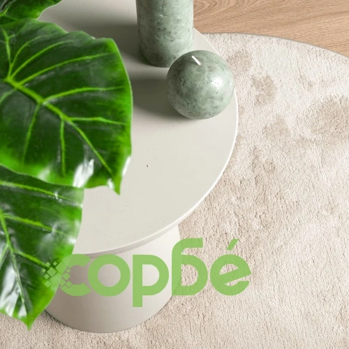 Килим OVIEDO с къс косъм, бежов,  240 см ➤ топ цена ➤ sorbe.bg