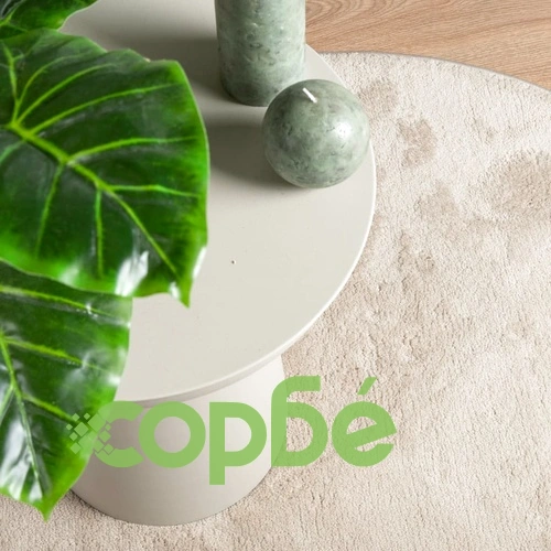 Килим OVIEDO с къс косъм, бежов,  280 см ➤ топ цена ➤ sorbe.bg